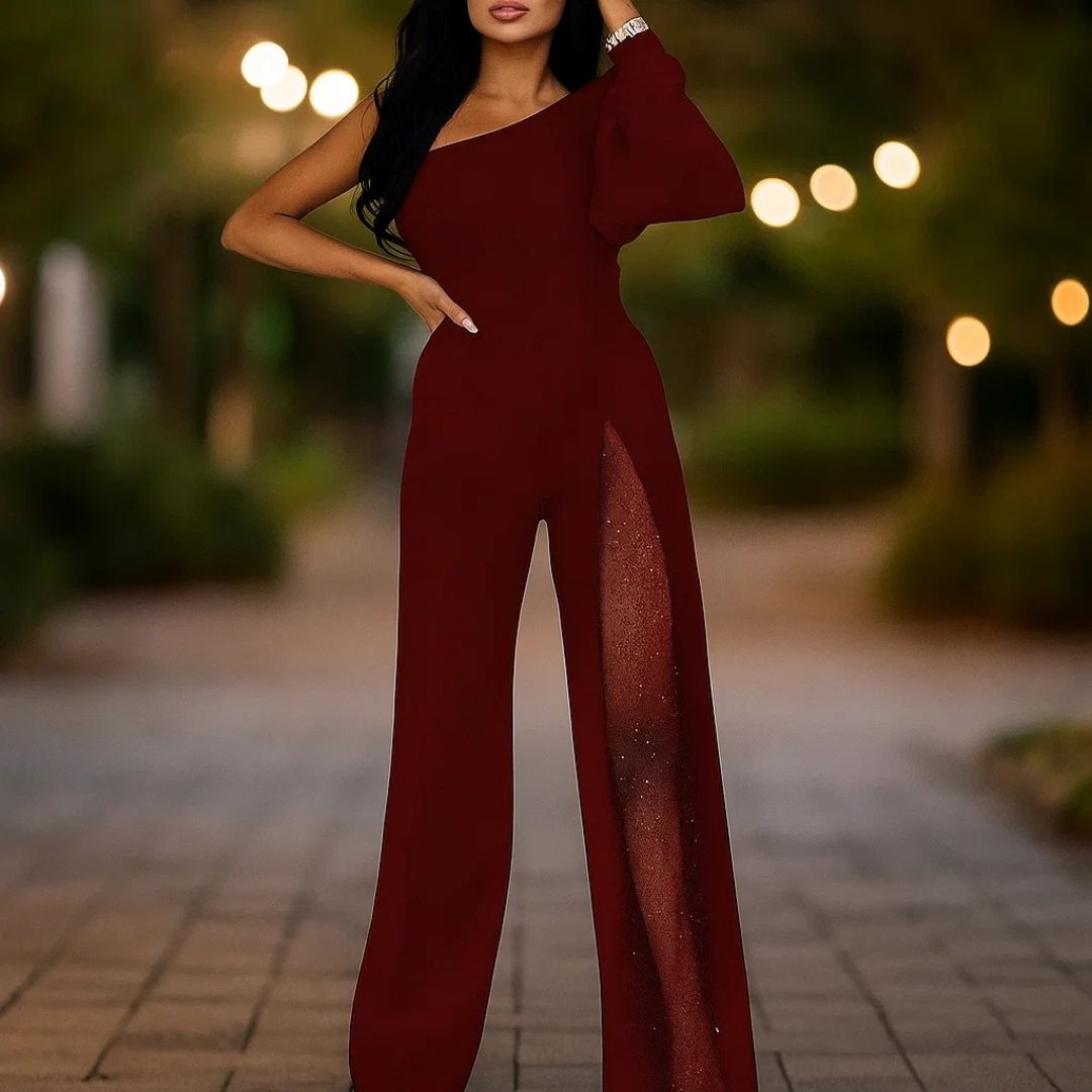 Medianoche™ | Mono un hombro con brillo