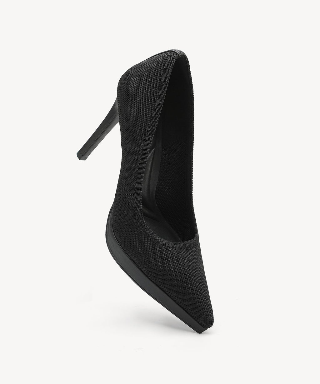 Elvira | Tacon con plataforma y punta afilada.