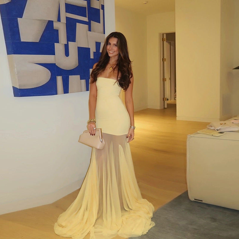 Selena™ | Vestido largo ajustado estilo bustier