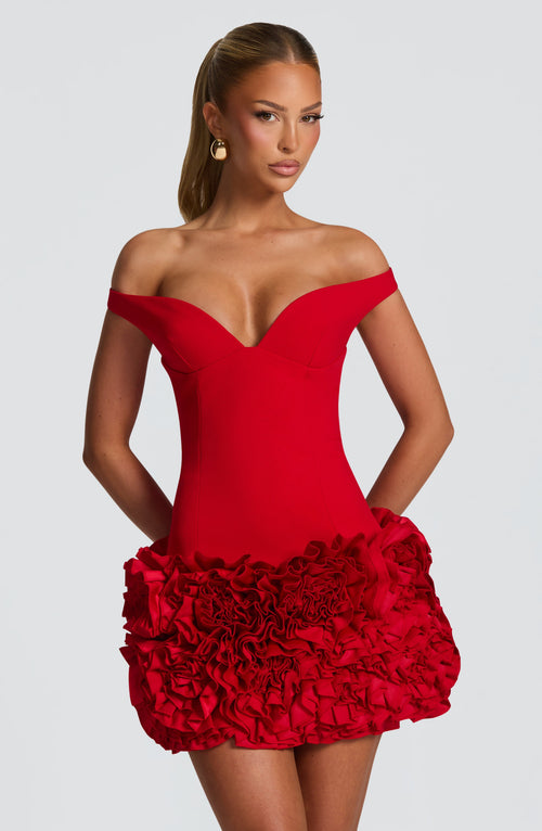 Aralyn™ | Vestido con volantes florales