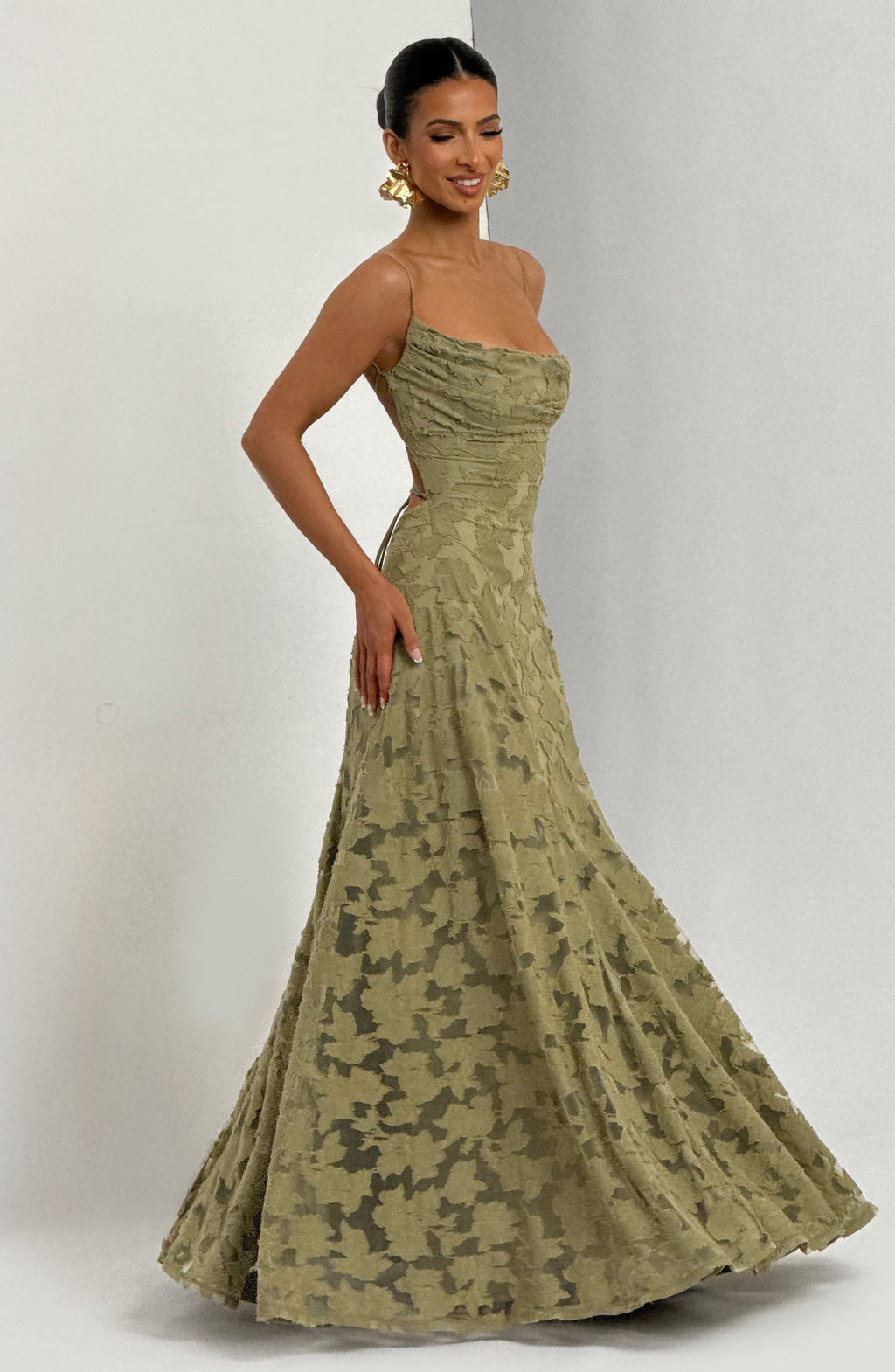 Elara™ | Vestido maxi premium floral
