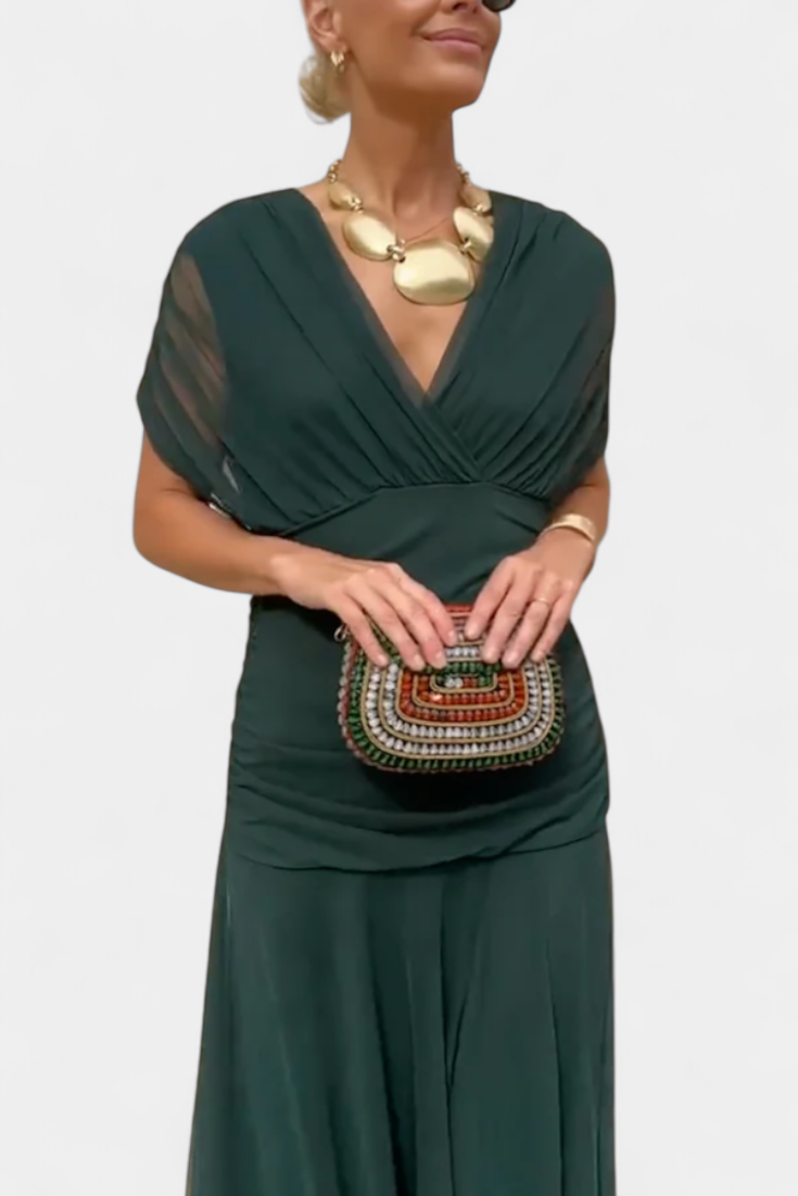 Herminia™ | Vestido elegante con escote en V