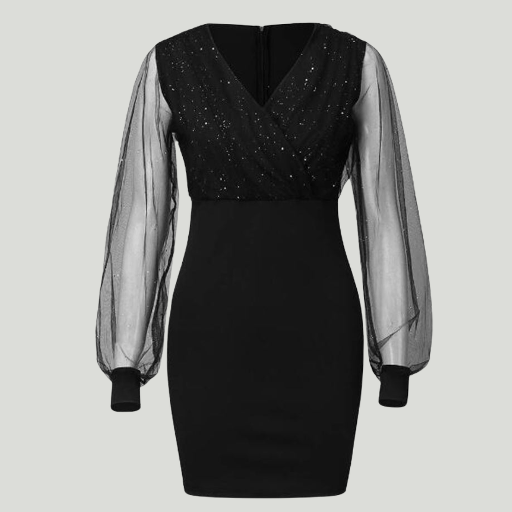 Estelle™ | Vestido elegante con mangas transparentes